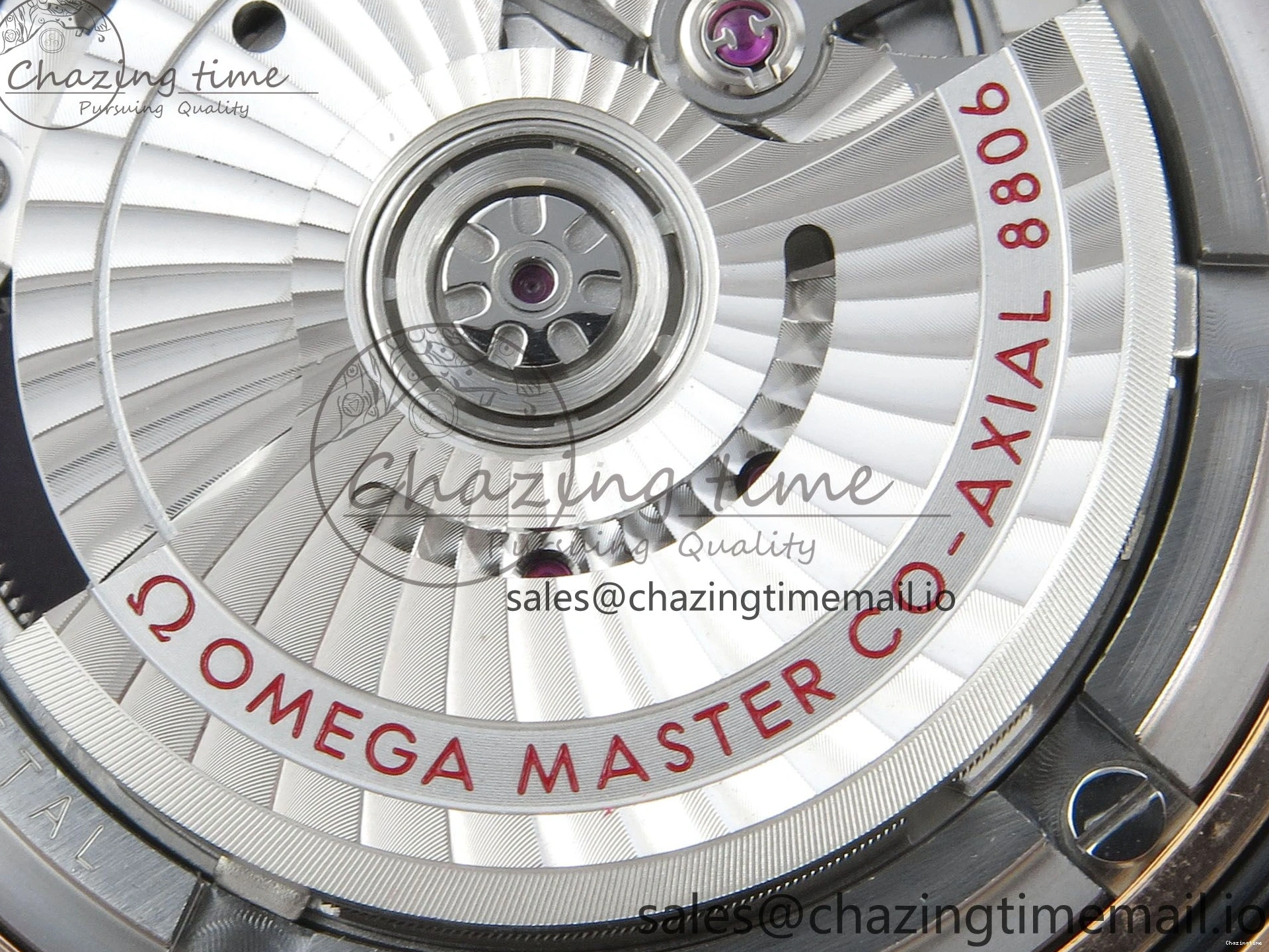 0322 Stylish Seamaster 300M Diver Rose Gold VSF 1:1 Best Edition Black Dial on Mesh Bracelet A 7662